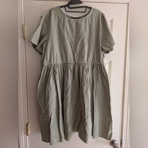 Tradlands Nico Dress XL Sage Green
